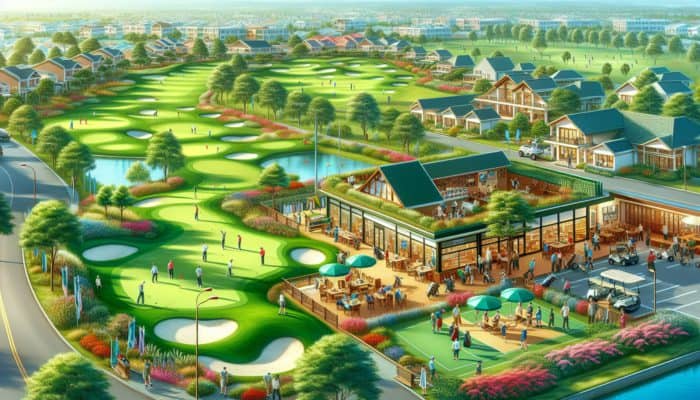 Discover Ladysmith Country Club: A vibrant 9-hole golf course, bustling pro shop, clubhouse with bar and function room, and additional amenities like tennis and bowls.