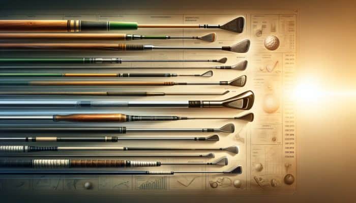 Benefits of Graphite vs. Steel Shafts: Evolution of golf shafts in South Africa: from wooden to steel to graphite.