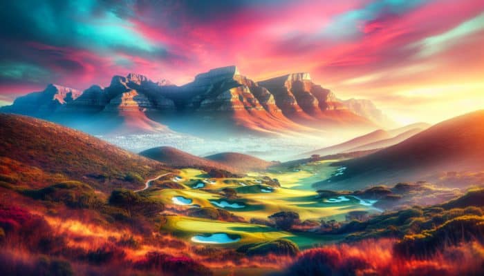 Durbanville Golf Club: Durbanville Golf Club's evolution from 1961 to 1970s, set against Boland mountains.