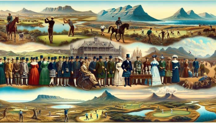 Best Golf Courses in Arizona: South Africa's golf history timeline from 1885, showing Scottish influence, tournaments, players, and diverse courses.